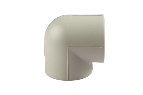 正镶白PPH90°弯头(DIN)