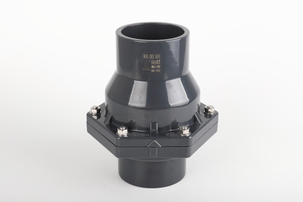 正镶白翻板式止回阀