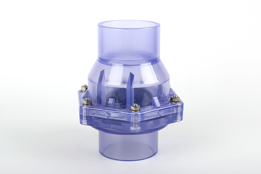 正镶白透明翻板式止回阀